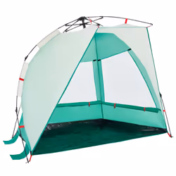 vidaXL Beach Tent 2-Person Sea Green Quick Release Waterproof