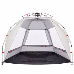 vidaXL Beach Tent 2-Person Grey Quick Release Waterproof - Additional view 4