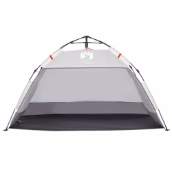 vidaXL Beach Tent 2-Person Lightweight Tent Grey Quick Release Waterproof - Additional view 4