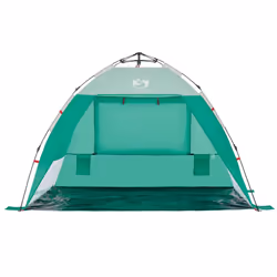 vidaXL Beach Tent 2-Person Camping Tent Sea Green Quick Release Waterproof - Additional view 4