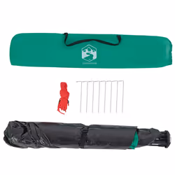 vidaXL Beach Tent 2-Person Camping Tent Sea Green Quick Release Waterproof - Additional view 9