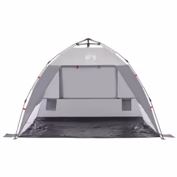 vidaXL Beach Tent 2-Person Grey Quick Release Waterproof - Additional view 4