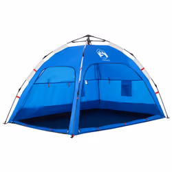 vidaXL Beach Tent 2-Person Shelter Tent Azure Blue Quick Release Waterproof - Additional view 4