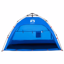 vidaXL Beach Tent 2-Person Shelter Tent Azure Blue Quick Release Waterproof - Additional view 6