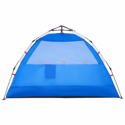 vidaXL Beach Tent 2-Person Shelter Tent Azure Blue Quick Release Waterproof - Additional view 7