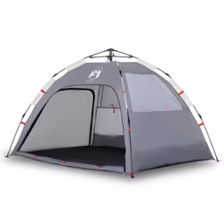 vidaXL Beach Tent 2-Person Lightweight Shelter Tent Quick Release Waterproof - grey