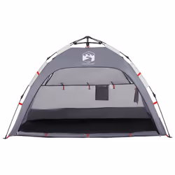 vidaXL Beach Tent 2-Person Lightweight Shelter Tent Quick Release Waterproof - grey - Additional view 6