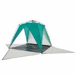 vidaXL Beach Tent 4-Person Camping Tent Sea Green Quick Release Waterproof - Additional view 4