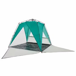 vidaXL Beach Tent 4-Person Camping Tent Sea Green Quick Release Waterproof - Additional view 5