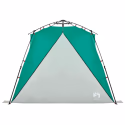 vidaXL Beach Tent 4-Person Camping Tent Sea Green Quick Release Waterproof - Additional view 6