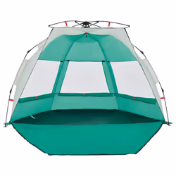 vidaXL Beach Tent Lightweight Tent Patio Camping Tent Quick Release Waterproof - Sea green, 224 x 138 x 142 cm - Additional view 7