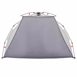 vidaXL Beach Tent Lightweight Tent Patio Camping Tent Quick Release Waterproof - Grey, 224 x 138 x 142 cm - Additional view 5