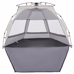 vidaXL Beach Tent Lightweight Tent Patio Camping Tent Quick Release Waterproof - Grey, 224 x 138 x 142 cm - Additional view 7