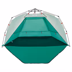 vidaXL Beach Tent 3-Person Camping Tent Sea Green Quick Release Waterproof - Additional view 6