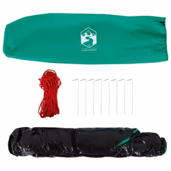 vidaXL Beach Tent 3-Person Lightweight Camping Tent Quick Release Waterproof - Sea green - Additional view 9