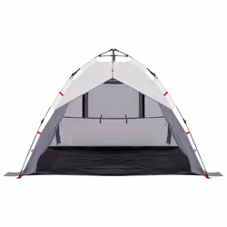 vidaXL Beach Tent 3-Person Lightweight Camping Tent Quick Release Waterproof - Grey - Additional view 5