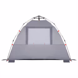 vidaXL Beach Tent 3-Person Lightweight Camping Tent Quick Release Waterproof - Grey - Additional view 7