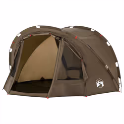 vidaXL Fishing Tent 4-Person Lightweight Tent Camping Tent Olive Waterproof - Olive green - Additional view 4