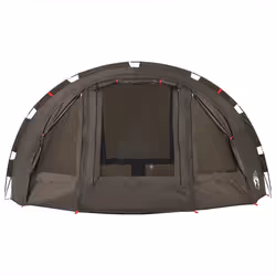 vidaXL Fishing Tent 4-Person Lightweight Tent Camping Tent Olive Waterproof - Brown - Additional view 6