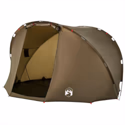 vidaXL Fishing Tent 5-Person Lightweight Tent Camping Tent Olive Waterproof - Olive green - Additional view 4