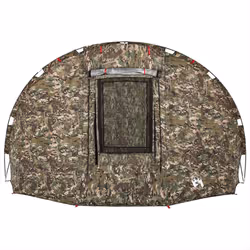 vidaXL Fishing Tent 5-Person Lightweight Tent Camping Tent Olive Waterproof - Camouflage - Additional view 6