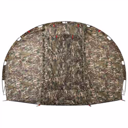 vidaXL Fishing Tent 5-Person Lightweight Tent Camping Tent Olive Waterproof - Camouflage - Additional view 7