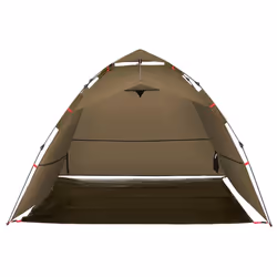 vidaXL Fishing Tent 4-Person Lightweight Camping Tent Camouflage Quick Release - Olive green - Additional view 5