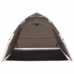vidaXL Fishing Tent 4-Person Lightweight Camping Tent Camouflage Quick Release - Brown - Additional view 5