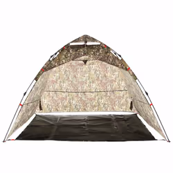 vidaXL Fishing Tent 4-Person Lightweight Camping Tent Camouflage Quick Release - Camouflage - Additional view 5