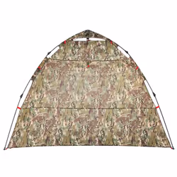 vidaXL Fishing Tent 4-Person Lightweight Camping Tent Camouflage Quick Release - Camouflage - Additional view 6