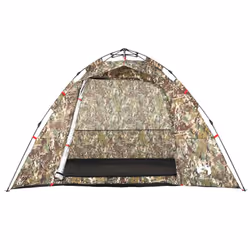 vidaXL Fishing Tent 4-Person Lightweight Camping Tent Camouflage Quick Release - Camouflage - Additional view 5