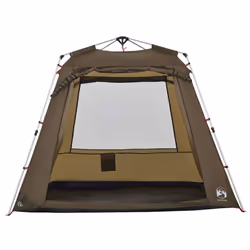 vidaXL Fishing Tent 4-Person Lightweight Camping Tent Camouflage Quick Release - Olive green - Additional view 8