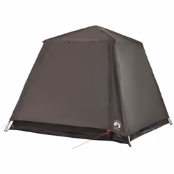 vidaXL Fishing Tent 4-Person Lightweight Camping Tent Camouflage Quick Release - Brown - Additional view 4