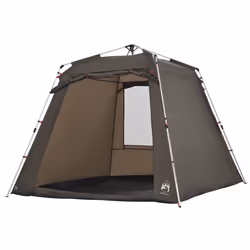 vidaXL Fishing Tent 4-Person Lightweight Camping Tent Camouflage Quick Release - Brown - Additional view 6