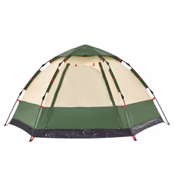 vidaXL Camping Tent Cabin 4-Person Lightweight Dome Tent Blue Quick Release - Green, 273 x 273 x 129 cm - Additional view 7