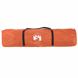 vidaXL Camping Tent Cabin 4-Person Lightweight Dome Tent Blue Quick Release - Grey and orange, 273 x 273 x 129 cm - Additional view 8