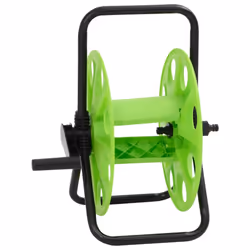 vidaXL Green Hose Reel Cart for 60m 1/2" Hose Free Standing Hose Trolley Steel - 40.5 x 34.5 x 47 cm - Additional view 4