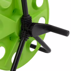 vidaXL Green Hose Reel Cart for 60m 1/2" Hose Free Standing Hose Trolley Steel - 40.5 x 34.5 x 47 cm - Additional view 5