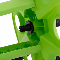 vidaXL Green Hose Reel Cart for 60m 1/2" Hose Free Standing Hose Trolley Steel - 40.5 x 34.5 x 47 cm - Additional view 6