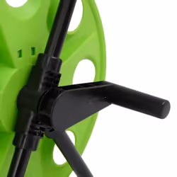 vidaXL Green Hose Reel Cart for 60m 1/2" Hose Free Standing Hose Trolley Steel - 46 x 50 x 66 cm - Additional view 5