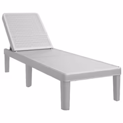 VidaXL 4008101, Lounge, Padded seat, Polypropylene (PP), Grey, 160 kg, 1555 mm