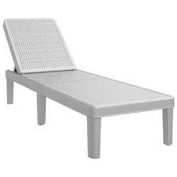 VidaXL 4008101 outdoor chair Lounge Padded seat Polypropylene (PP) Grey