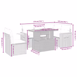 VidaXL 3273522 outdoor furniture set - Additional view 3