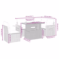 VidaXL 3273523 outdoor furniture set