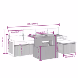 VidaXL 3273936 outdoor furniture set - Additional view 3