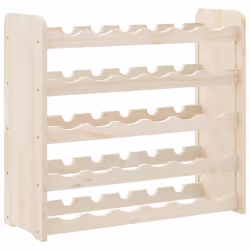 vidaXL Wine Rack with Top Board Wine Shelf Wine Bottle Holder Solid Wood Pine - 30 piece - Additional view 6