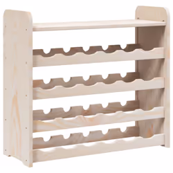 vidaXL Wine Rack with Top Board Wine Shelf Wine Bottle Holder Solid Wood Pine - 24 piece - Additional view 6