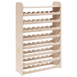 vidaXL Wine Rack with Top Board Wine Shelf Wine Bottle Holder Solid Wood Pine - 56 piece - Additional view 6