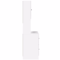 vidaXL Kitchen Cabinet Storage Cabinet Cupboard Unit White Engineered Wood - Additional view 4