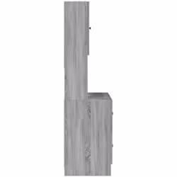 vidaXL Kitchen Cabinet Storage Cabinet Cupboard Grey Sonoma Engineered Wood - Additional view 4